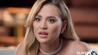 SLAYED Blonde hotties Blake & Jazlyn cum over & over