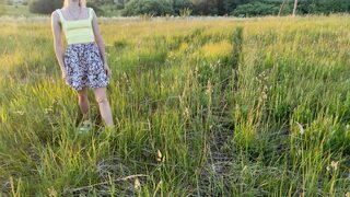 Sunset splashes massive cumshot all over sweetie S-E-X-Wife Katy's willing