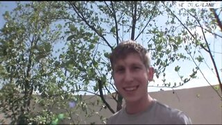 Blonde teen - Cum in her face