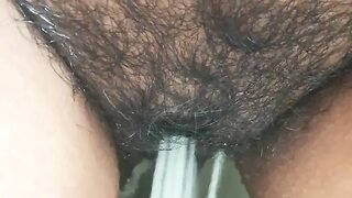 Hot aunty pissing in bathroom and mastrubating hardly
