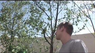 Blonde teen - Cum in her face