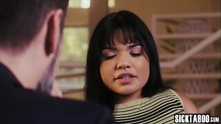 Perverted big ass Latina teen gets banged and enjoyed hardcore anal sex