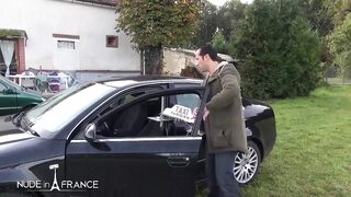 Raging mature seductress ravaged by taxi cab stud in sultry