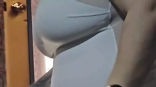 Step mom change her clothes in front of step son