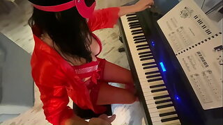 MilfyCalla -My nymphomaniac stepmom fucks piano teacher- preview