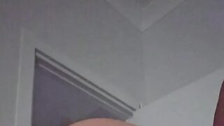 We did the morning exercise with my widowed neighbor.