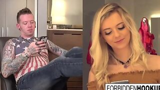 Fella gets Riley Starr, step-brother's forbidden booty!