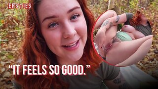 Raunchy Cutie Autumn Spends Alone, Indoors or Out, Groping Herself