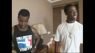 Classic Threesomes: Hot Blonde Fucked in Both Holes by Giant